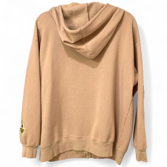 Disney's Winnie the Pooh Embroidered Patches Full-Zip Hoodie Size XXL - Picture 5 of 11